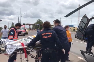 foto de Durante discussão, homem é esfaqueado no tórax pelo filho