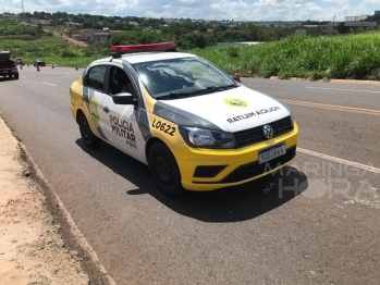 foto de Motociclista sofre traumatismo craniano após acidente no Contorno Sul, em Maringá