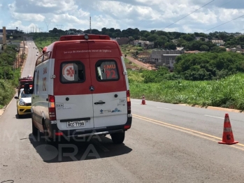 foto de Motociclista sofre traumatismo craniano após acidente no Contorno Sul, em Maringá