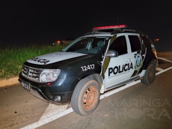 foto de Homem morre na colisão de carro e caminhão, em Maringá 