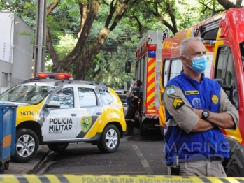 foto de Briga de casal termina com mulher ferida e apartamento incendiado em Maringá