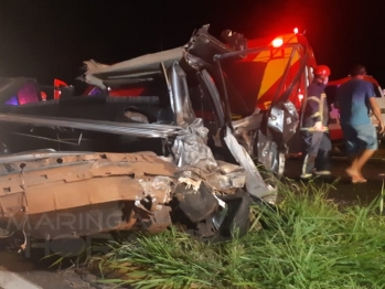 foto de Colisão traseira deixa mulher gravemente ferida na BR-376