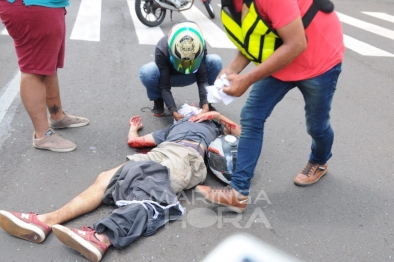 foto de Skatista é atropelado e motorista de carro foge sem prestar socorro, em Maringá