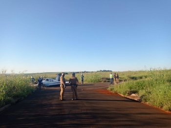 foto de Pouso de emergência de aeronave em Maringá mobiliza recursos de socorro