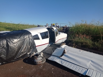 foto de Pouso de emergência de aeronave em Maringá mobiliza recursos de socorro