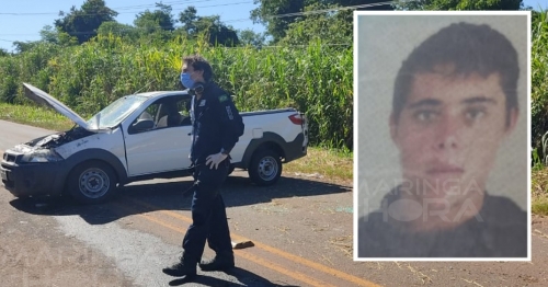 Jovem de 27 anos morre após capotar picape em rodovia na região de Maringá