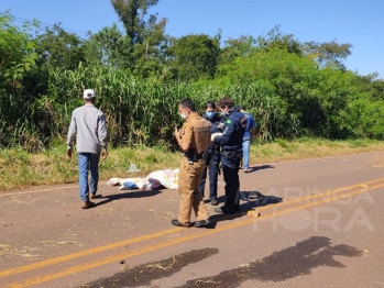 foto de Jovem de 27 anos morre após capotar picape em rodovia na região de Maringá