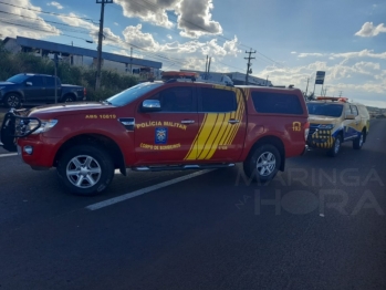 foto de Motorista morre após colisão envolvendo carro e carreta na BR-376, em Marialva