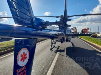 foto de Motorista morre após colisão envolvendo carro e carreta na BR-376, em Marialva