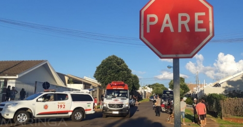 Veículo bate, deixa motociclista inconsciente e foge do local em Maringá