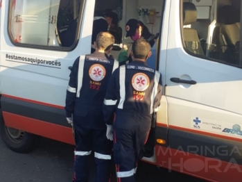 foto de Veículo bate, deixa motociclista inconsciente e foge do local em Maringá