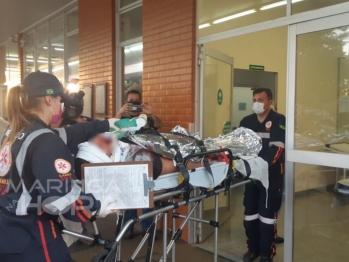 foto de Veículo bate, deixa motociclista inconsciente e foge do local em Maringá