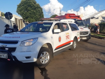 foto de Veículo bate, deixa motociclista inconsciente e foge do local em Maringá