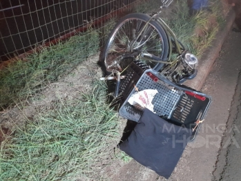 foto de Ciclista atropelado por moto na BR-376 morre no hospital