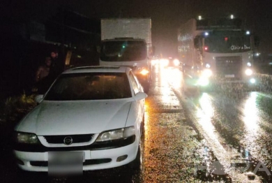 foto de Homem morre após fazer brincadeira no interior do carro na BR-376 em Marialva