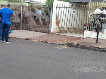 foto de Jovem é executado com mais de 20 tiros na frente da esposa e da filha em Sarandi