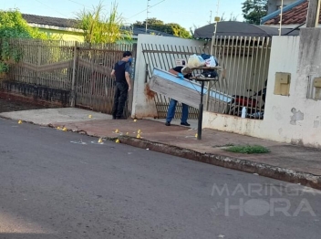 foto de Jovem é executado com mais de 20 tiros na frente da esposa e da filha em Sarandi