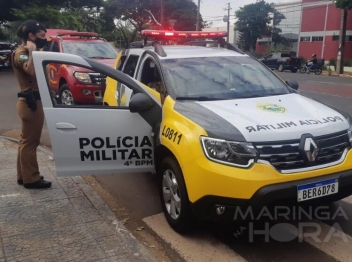 foto de Homem é baleado e procura ajuda na frente do Hospital H.U em Maringá