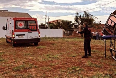 foto de Jovem de 25 anos fica gravemente ferido ao tentar acender churrasqueira 