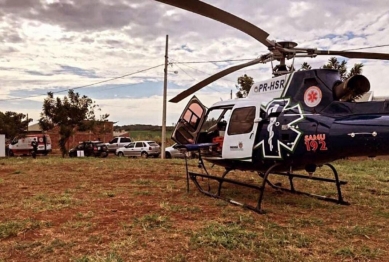 foto de Jovem de 25 anos fica gravemente ferido ao tentar acender churrasqueira 