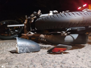 foto de Após colisão entre carro e moto, condutor foge sem prestar socorro em Maringá