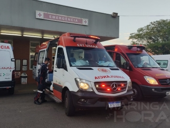 foto de Homem é agredido com garrafa de vidro, em Maringá 