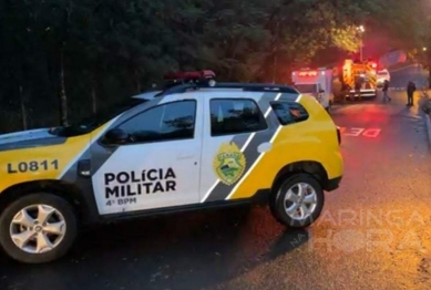 foto de Ladrão morre após cair de altura de 8 metros durante fuga em Maringá