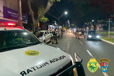 foto de GGI autua dois bares, multa cinco pessoas e apreende 22 veículos na noite desta sexta, 4, em Maringá 