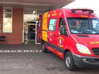 foto de Homem sobrevive após levar facada na nuca, em Maringá 