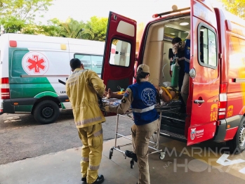 foto de Homem sobrevive após levar facada na nuca, em Maringá 