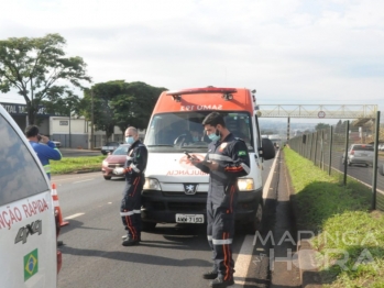 foto de Pedestre morre após ser atropelado por caminhão, na BR-376