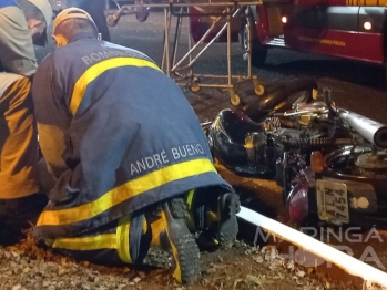 foto de Motociclista fica gravemente ferido após acidente envolvendo carro em Maringá