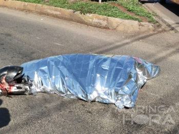 foto de Motociclista morre após acidente na rotatória de acesso a Cocamar em Maringá