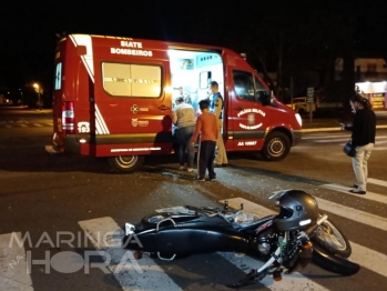 foto de Motorista invade a preferencial e causa acidente no Jardim Alvorada em Maringá