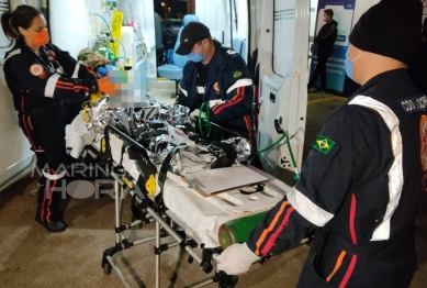 foto de Menino de 6 anos é transferido para Maringá de helicóptero após trave de gol cair sobre ele