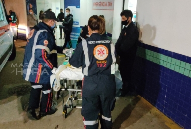 foto de Menino de 6 anos é transferido para Maringá de helicóptero após trave de gol cair sobre ele