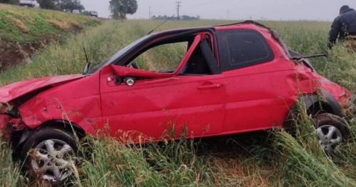 Jovem morre após após capotar carro com mais de 800 quilos de maconha na BR 369