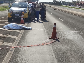 foto de Jovem morre atropelada após tentar atravessar a rodovia em Paiçandu