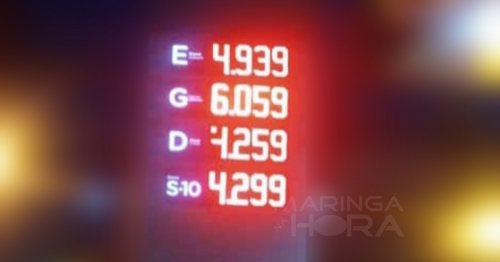 Preço da gasolina ultrapassa os R$6,00 em postos de Maringá e causa revolta entre a população