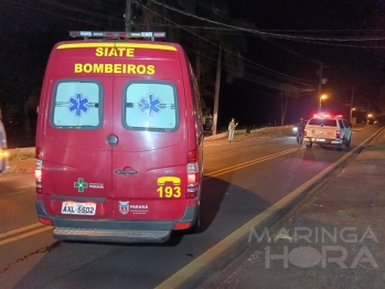 foto de Homem é atropelado em Maringá e motorista foge sem prestar socorro