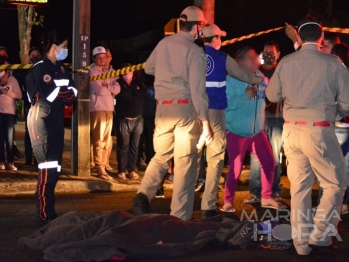 foto de Jovem sai de bar após desentendimento e morre atropelado em avenida de Maringá