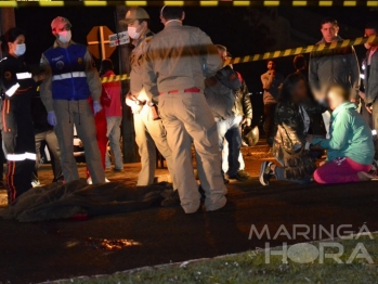 foto de Jovem sai de bar após desentendimento e morre atropelado em avenida de Maringá