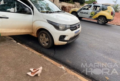 foto de Mulher quebra o carro da ex-companheira do seu marido após ver os dois conversando no Norte do Paraná