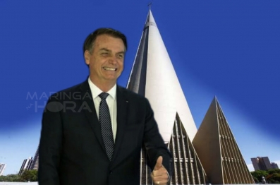 foto de Bolsonaro vem a Maringá em outubro para inauguração de ampliação de aeroporto