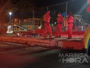 foto de Jovem é executado a tiros em praça pública na cidade de Mandaguaçu 