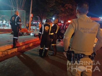 foto de Jovem é executado a tiros em praça pública na cidade de Mandaguaçu 