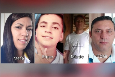 foto de 4 Mortes - Mãe, filho e dois homens morre em trágico acidente em rodovia do Paraná