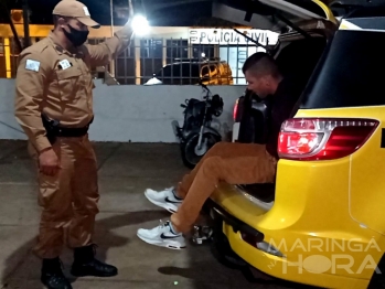 foto de Homem é preso pela equipe Rotam com motocicleta furtada em Maringá