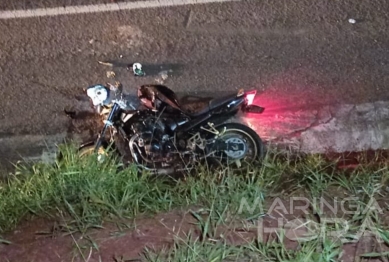 foto de Mecânico morre em acidente de moto na zona norte de Maringá