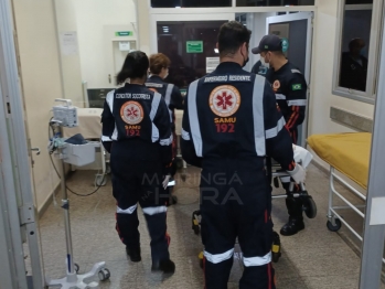 foto de Homem é encaminhado de helicóptero a Maringá após sofrer queda de bicicleta na região